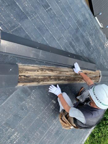 【八戸】雨漏調査風景　外壁塗装｜屋根塗装｜雨漏り｜外装リフォーム｜塗装業者