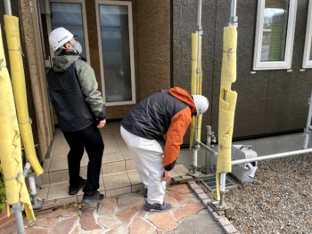 玄関周りは特に厳しくチェック