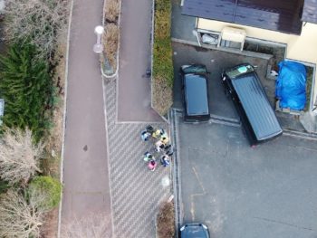 【八戸】ドローン飛行で人だかりが、、、　　外壁塗装｜屋根塗装｜雨漏り｜外装リフォーム｜塗装業者