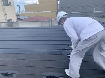 【八戸】屋根塗装中　外壁塗装｜屋根塗装｜塗装業者｜塗装屋｜塗装会社