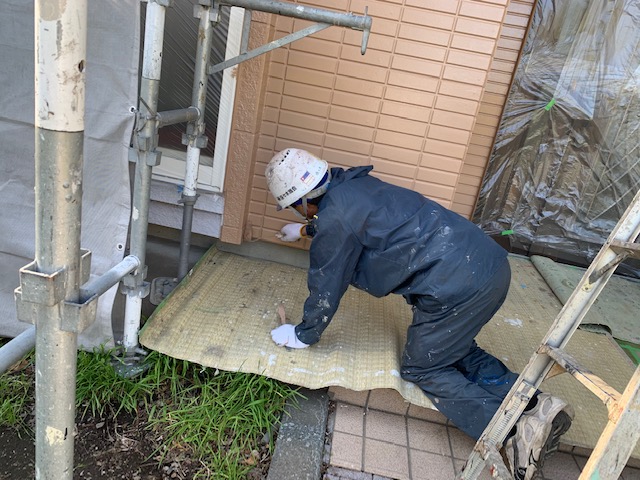 【八戸】屋根外壁塗装工事中　外壁塗装｜屋根塗装｜塗装業者｜塗装屋｜塗装会社