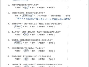 三沢市 屋根塗装・外壁塗装 N様の声