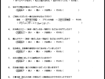八戸市 屋根塗装・外壁塗装 T様の声