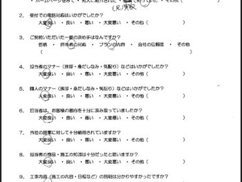 八戸市 屋根塗装・外壁塗装 T様の声