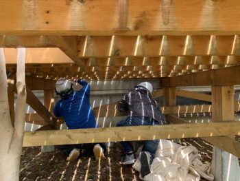 【八戸】ウッドデッキ塗装　外壁塗装｜屋根塗装｜塗装業者｜塗装屋｜塗装会社